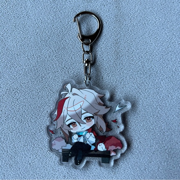 Kaedehara Kazuha ~ Genshin Impact ~ Key Chain ~ Brand New! ~ 2 for $20 - Picture 4 of 6
